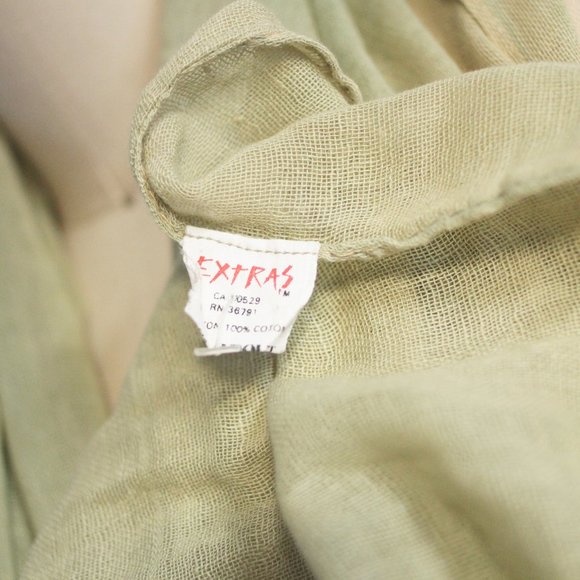 100% cotton hand-dyed scarf - Picture 3 of 3